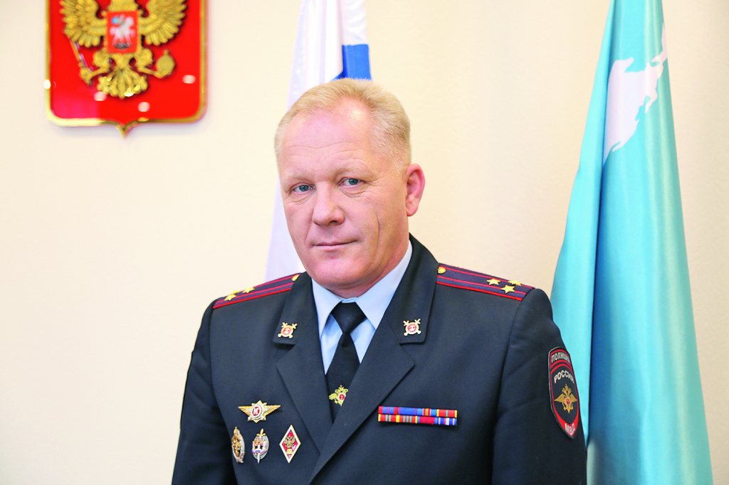 Начальник УМВД России по Сахалинской области полковник полиции Арсен Исагулов