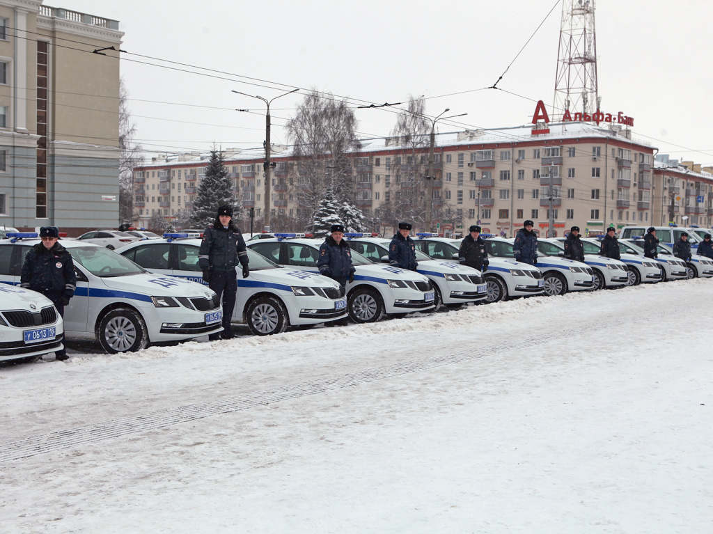 Парк патрульных автомобилей обновился более чем на 50 %