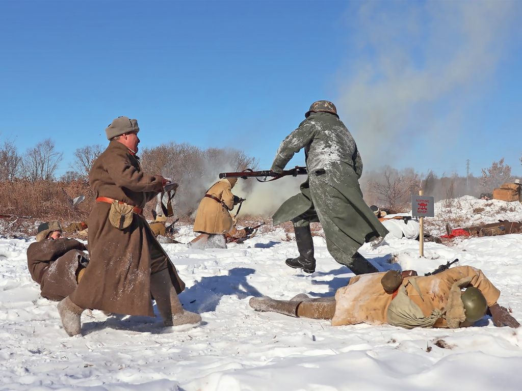 ФОТО: Реконструкция сражения