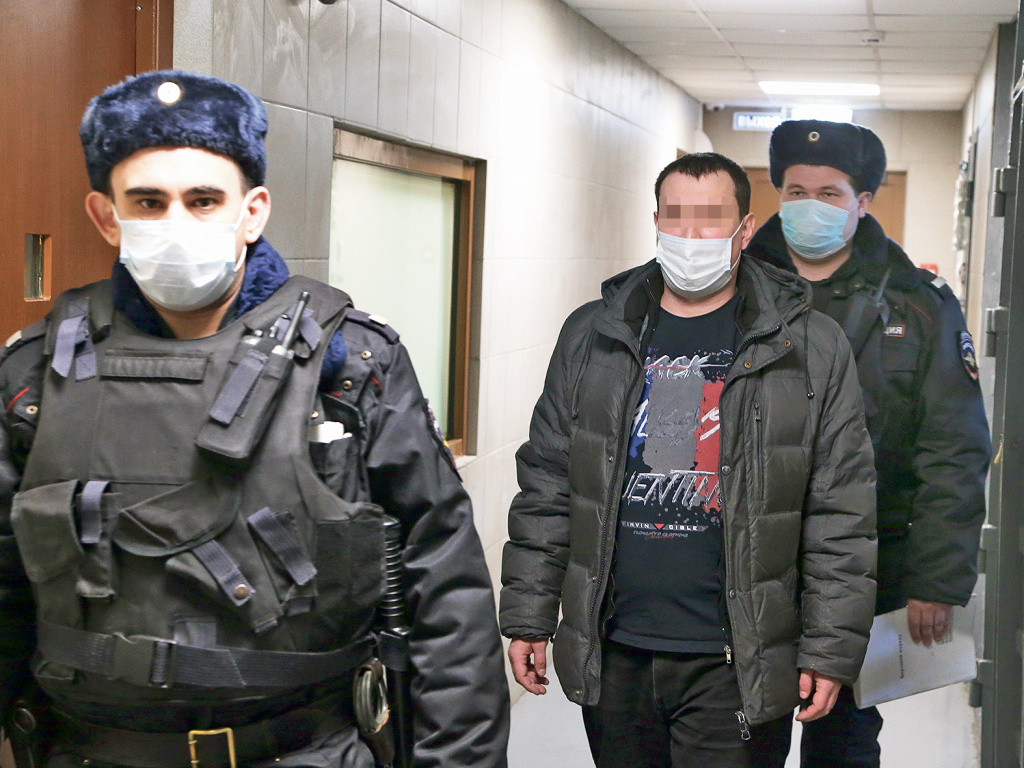В помещении для административно задержанных