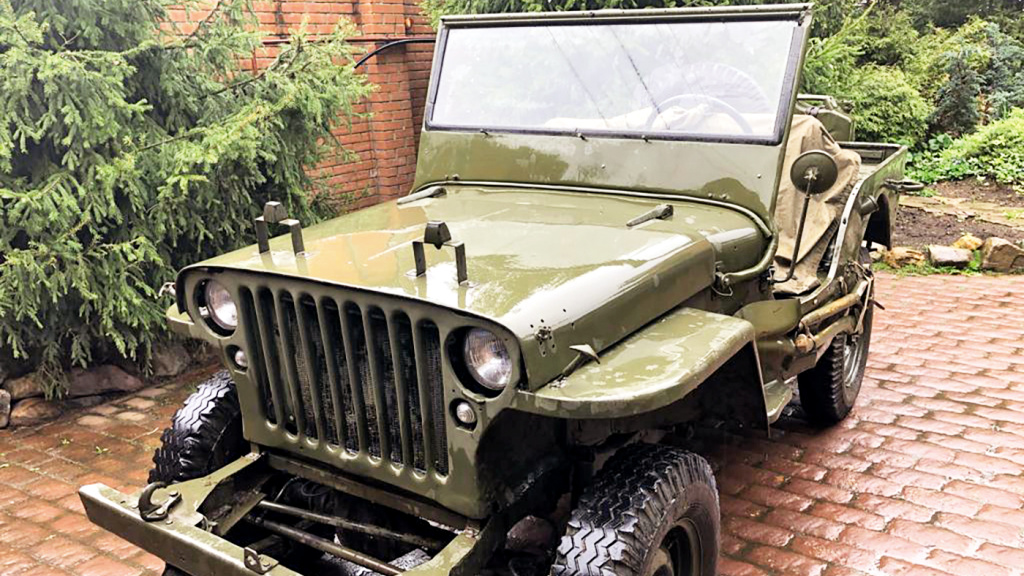 На фото: Автомобиль «Виллис» (Willys MB) 1943 года выпуска