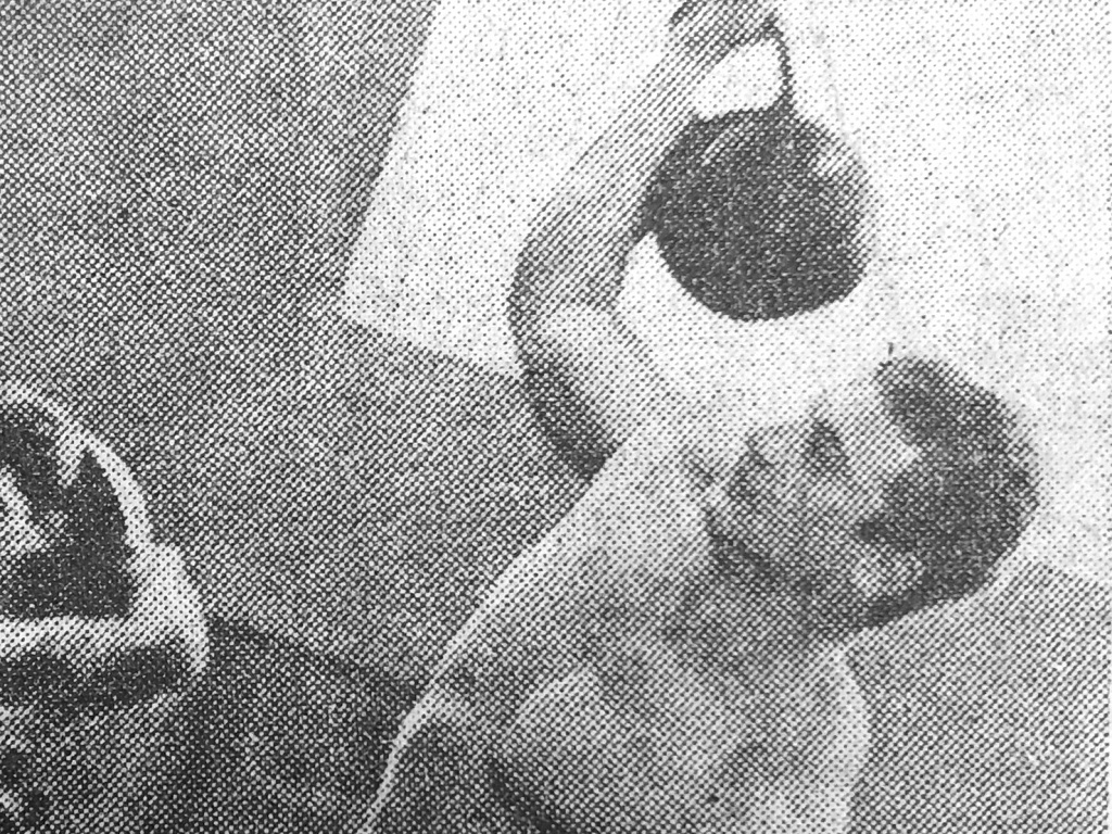 Курсант Батуков на первой полосе газеты в 1985 году