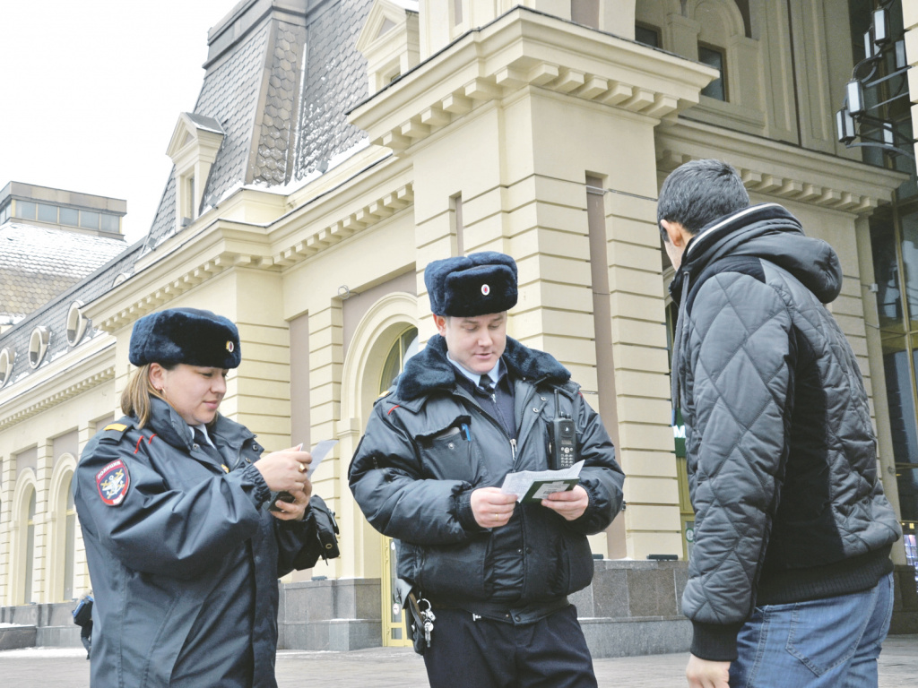 Охрана общественного порядка на Павелецком вокзале столицы 