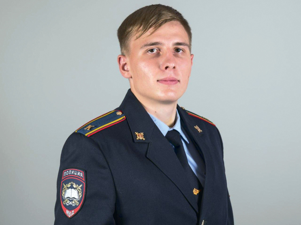 Курсант 4-го курса факультета подготовки специалистов для подразделений полиции Краснодарского университета МВД России рядовой полиции Дмитрий Беспалов