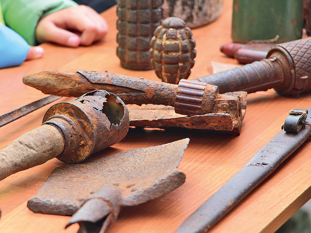 Ржавые находки обрели музейную ценность