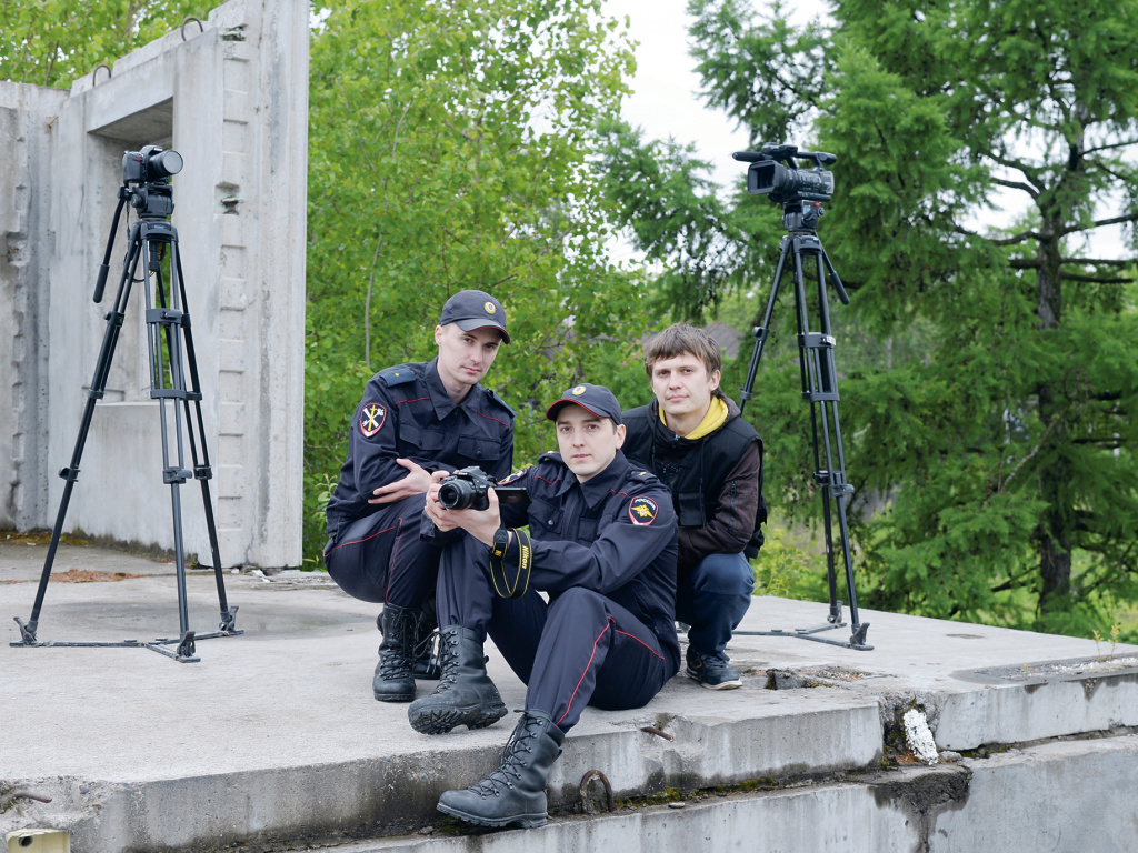 Слева направо: Данила Репин, Вячеслав Баяндин и Сергей Кузнецов