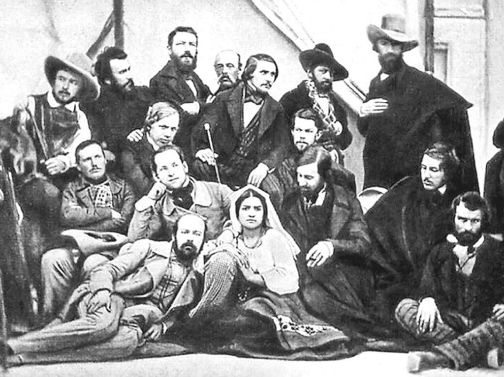 Писатель в обществе русских художников