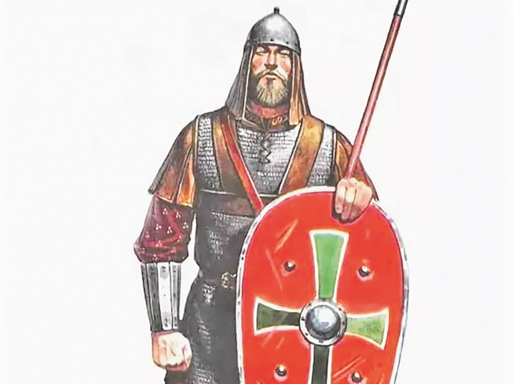 Русский ратник XII века